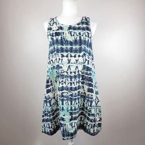 Nicole Miller NY 100% linen tie dye dress XS